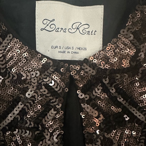 Zara Bolero Sequin Jacket - Picture 2 of 3